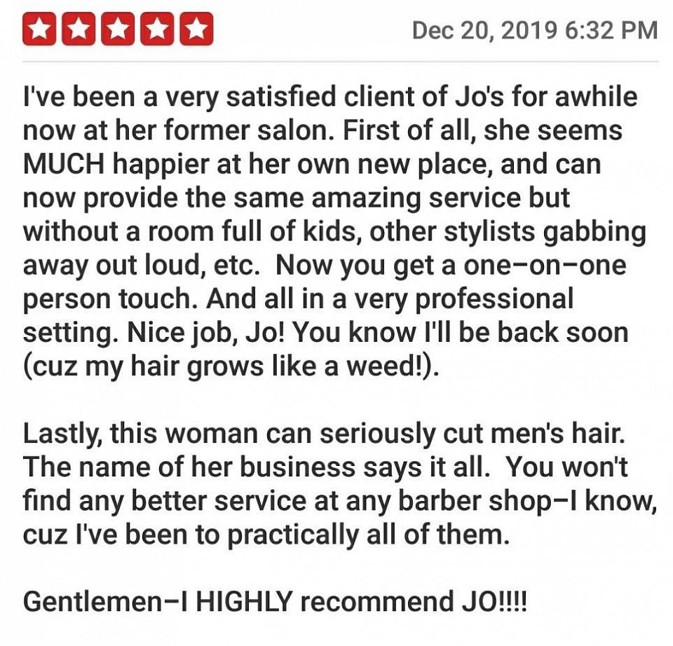Yelp review